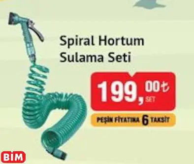 SPİRAL HORTUM SULAMA SETİ